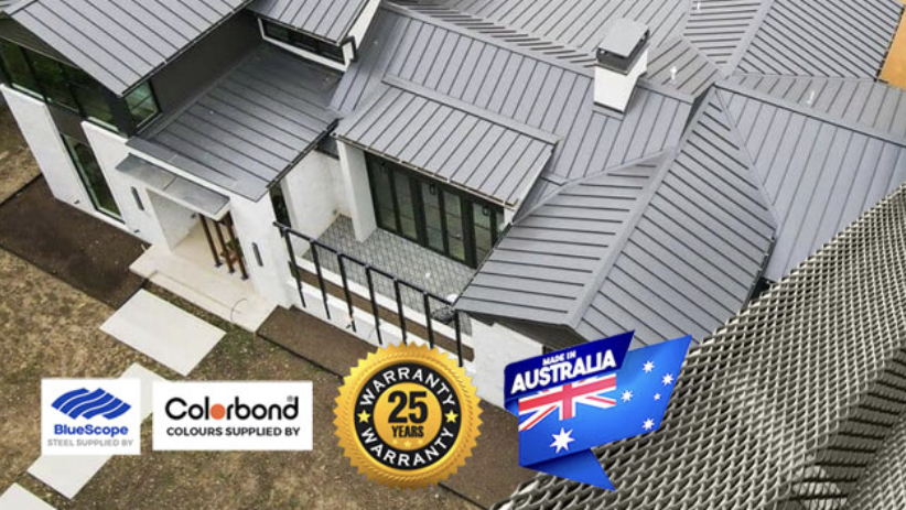 LeafGuard micro-mesh gutter protection installed on a home